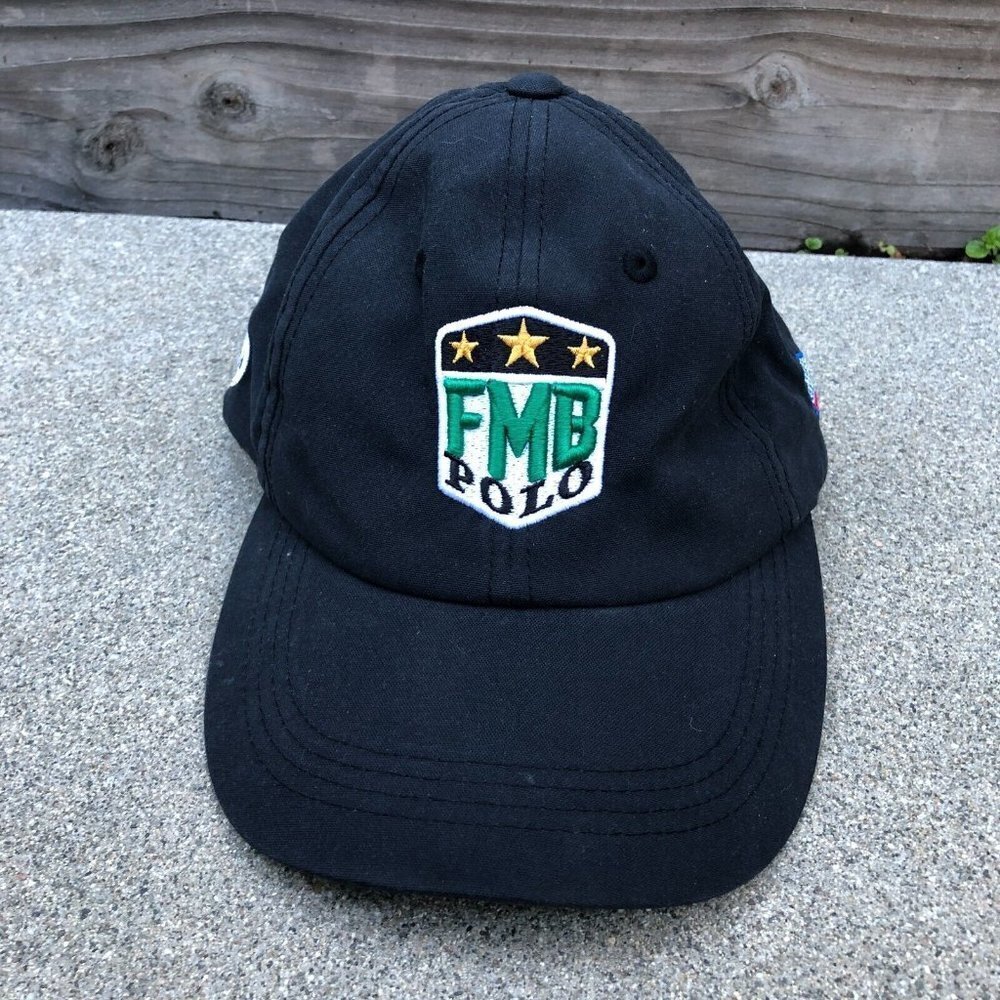 PORT AUTHORITY SIGNATURE FMB POLO Hat Farmer's & Merchant's Bank Cap Adjustable 
